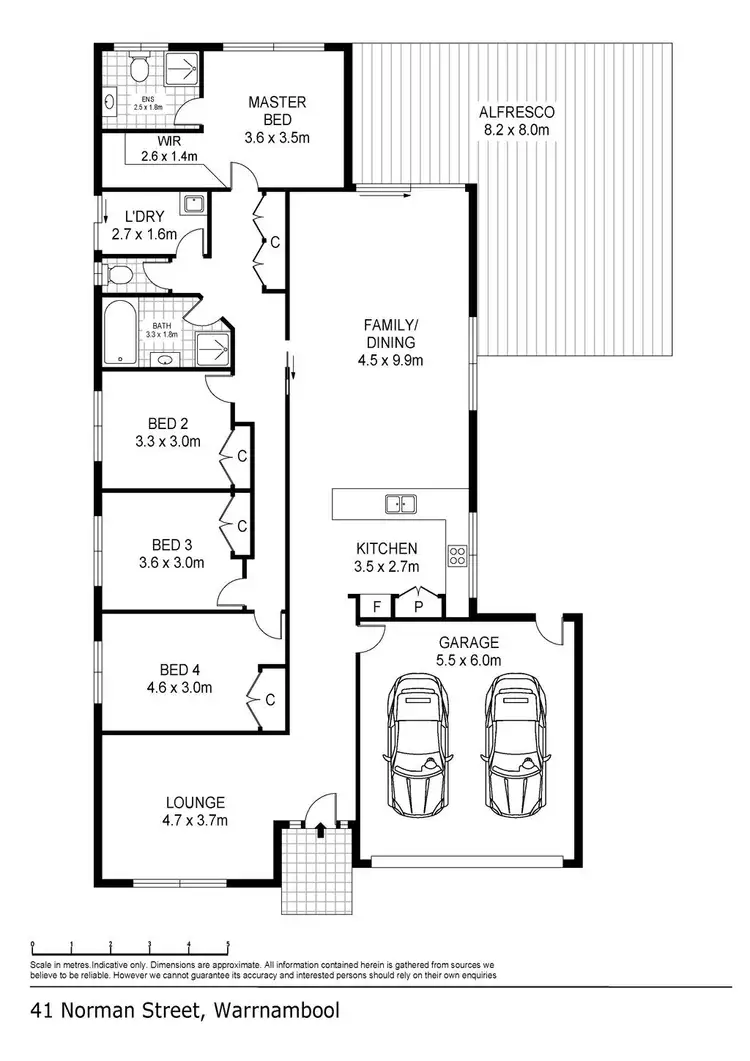 Floorplan of Homely house listing, 41 Norman Street, Warrnambool VIC 3280