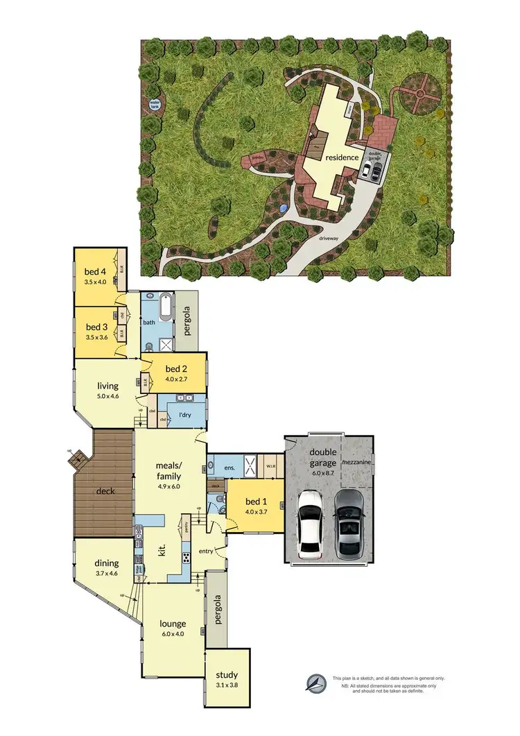 Floorplan of Homely house listing, 8 Mangans Road, Lilydale VIC 3140