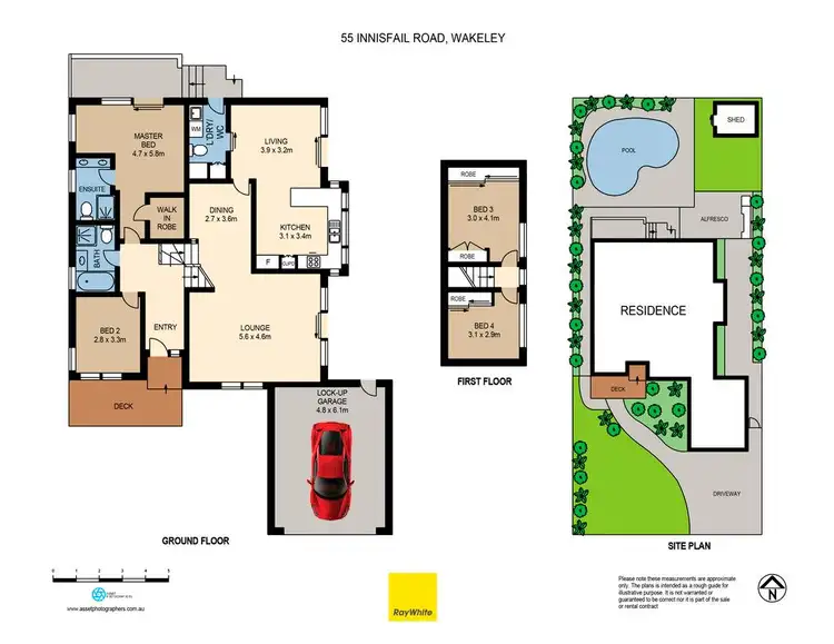 Floorplan of Homely house listing, 55 Innisfail Road, Wakeley NSW 2176