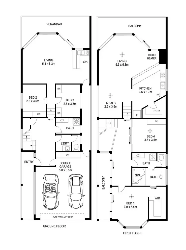 Floorplan of Homely house listing, 42 Tyrone Street, Mccracken SA 5211
