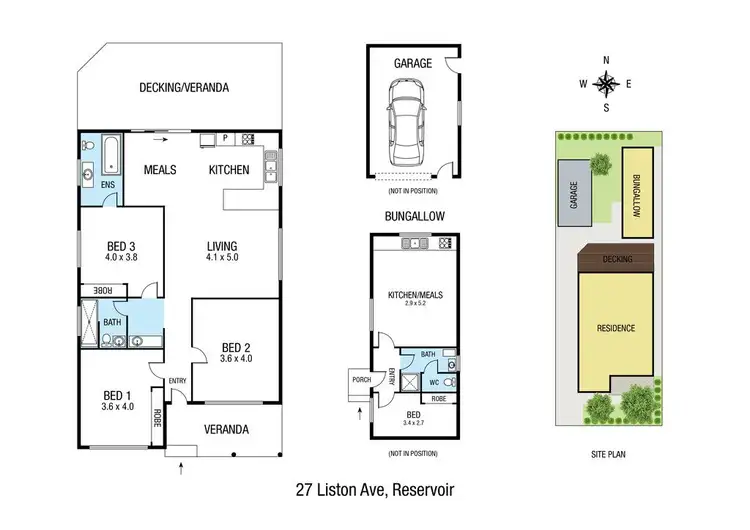 Floorplan of Homely house listing, 27 Liston Avenue, Reservoir VIC 3073