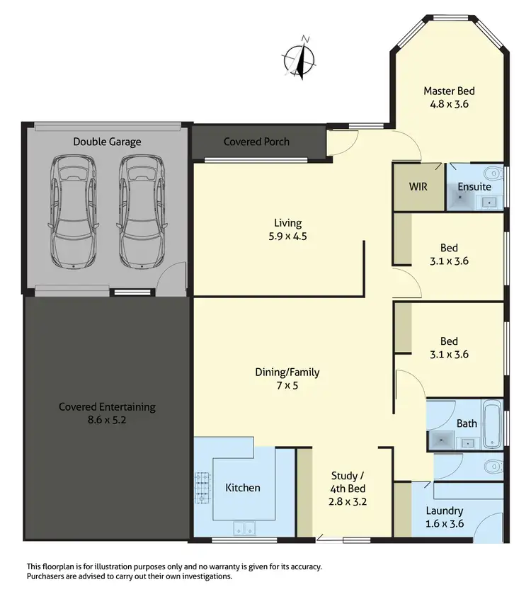 Floorplan of Homely house listing, 83 Quail Way, Rowville VIC 3178