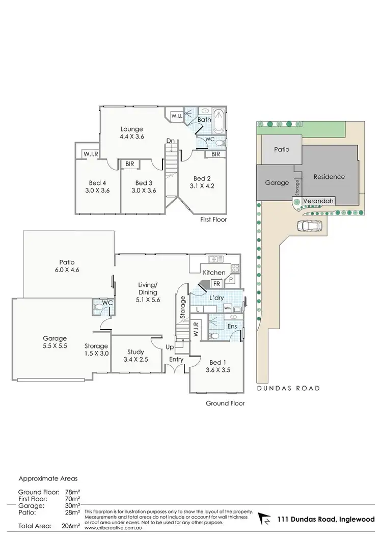 Floorplan of Homely house listing, 111 Dundas Road, Inglewood WA 6052