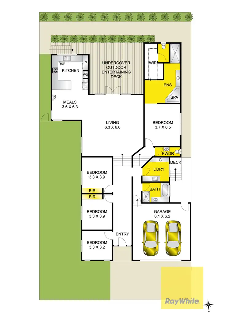 Floorplan of Homely house listing, 13-14 Dione Mews, Wandana Heights VIC 3216