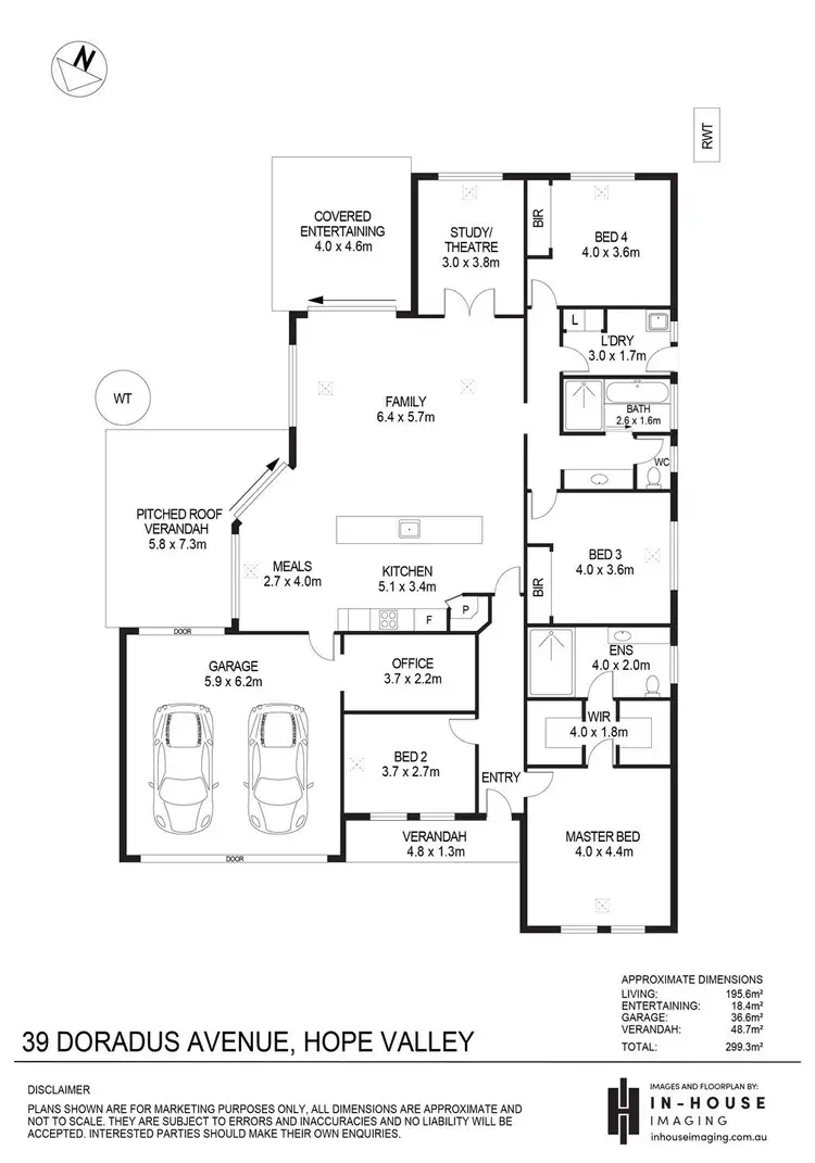 Floorplan of Homely house listing, 39 Doradus Avenue, Hope Valley SA 5090