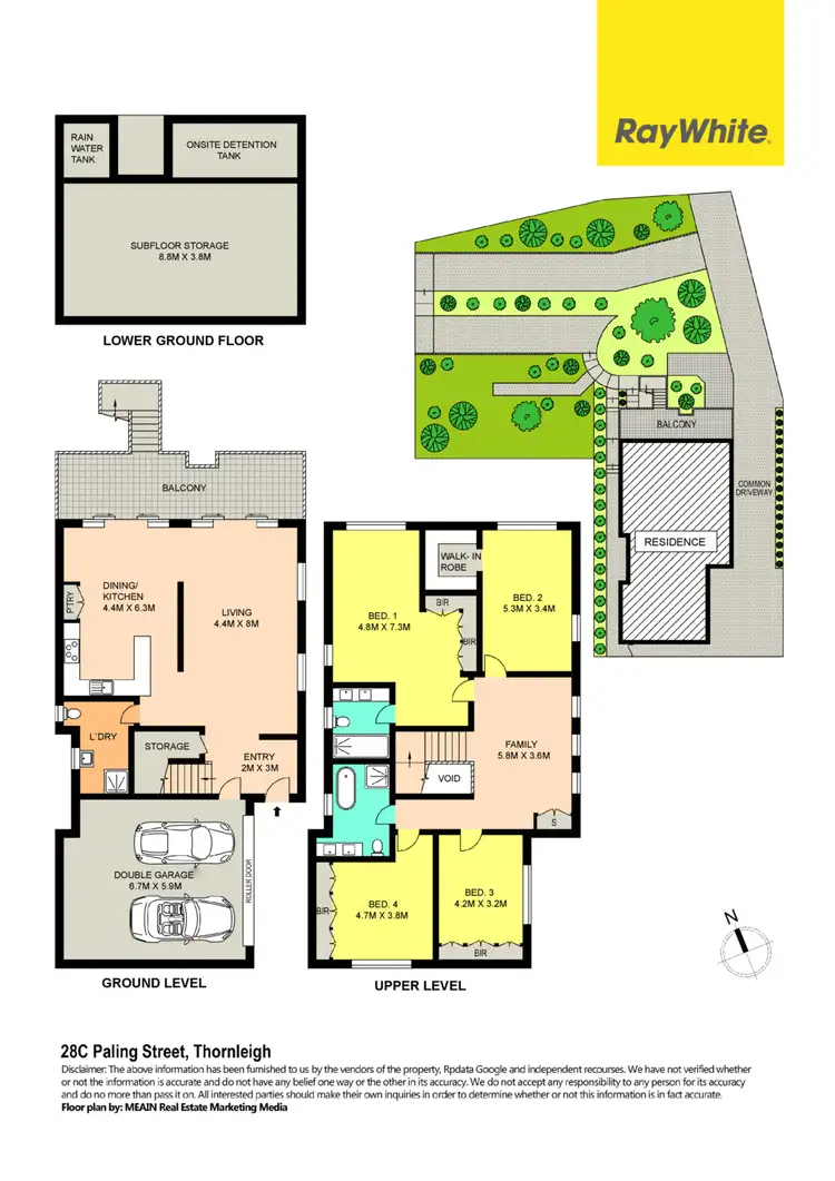 Floorplan of Homely house listing, 28c Paling Street, Thornleigh NSW 2120