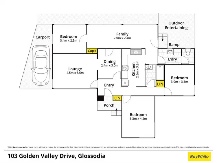 Floorplan of Homely house listing, 103 Golden Valley Drive, Glossodia NSW 2756