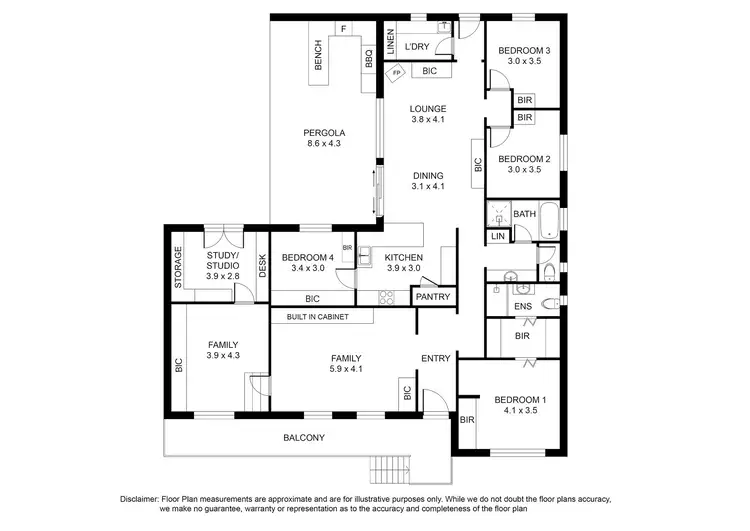 Floorplan of Homely house listing, 7 Shaughnessy Court, Mount Gambier SA 5290