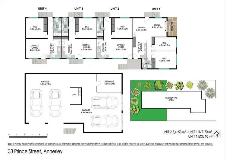 Floorplan of Homely block of units listing, 33 Prince Street, Annerley QLD 4103