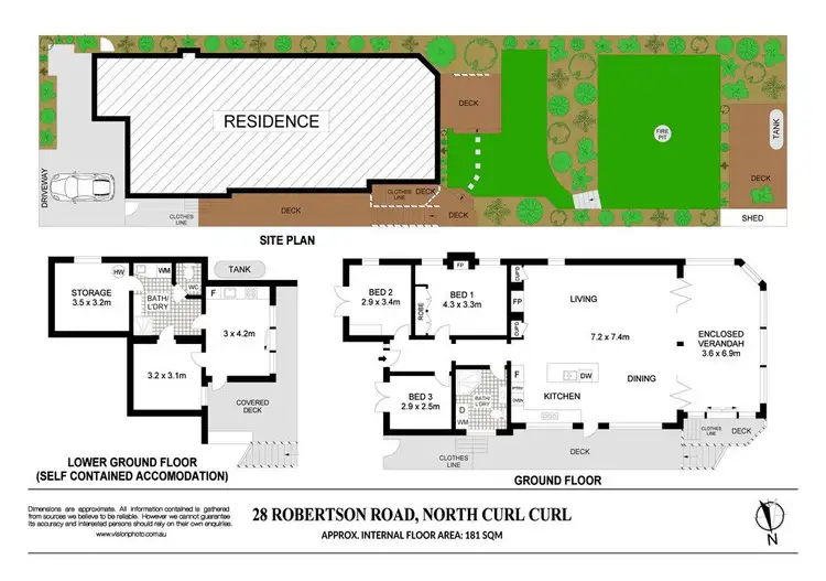 Floorplan of Homely house listing, 28 Robertson Road, North Curl Curl NSW 2099