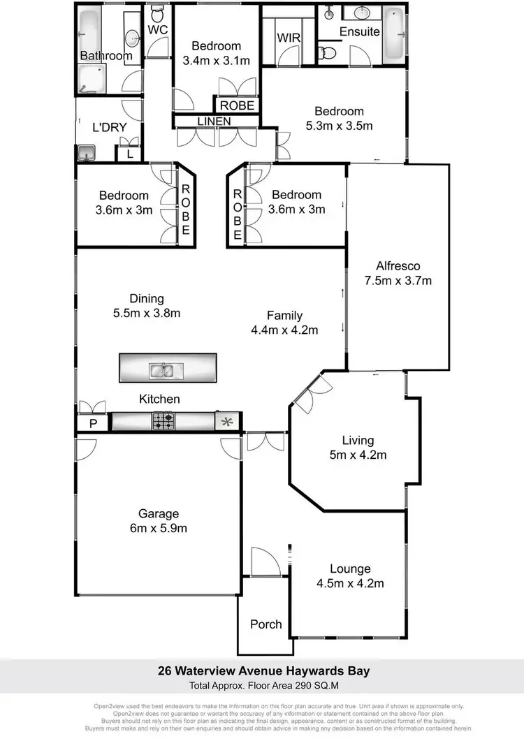Floorplan of Homely house listing, 26 Waterview Avenue, Haywards Bay NSW 2530
