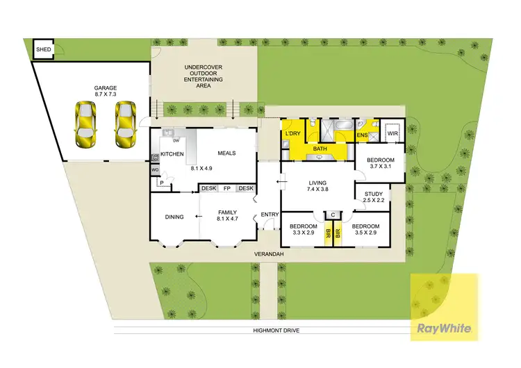 Floorplan of Homely house listing, 1 Southdown Crescent, Belmont VIC 3216