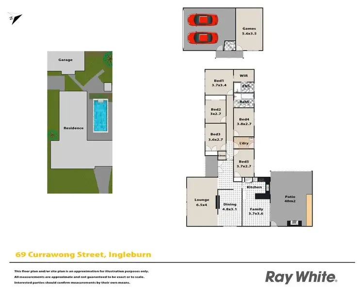 Floorplan of Homely house listing, 69 Currawong Street, Ingleburn NSW 2565