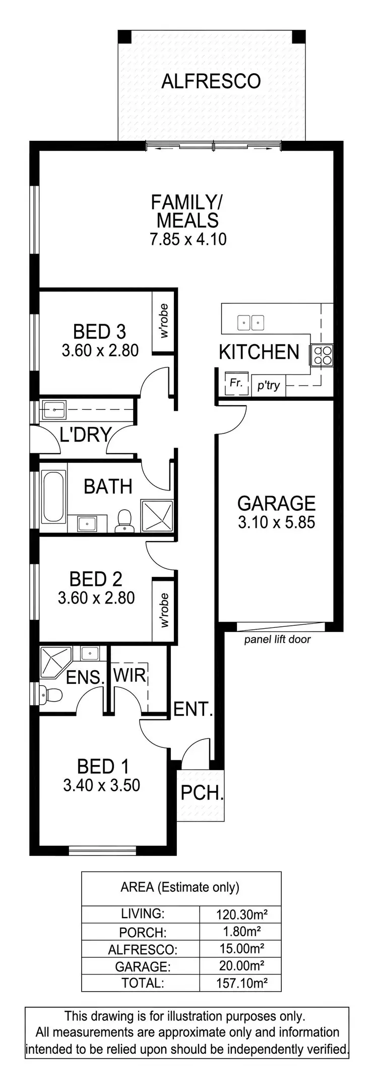 Floorplan of Homely house listing, 2A Third Avenue, Ascot Park SA 5043