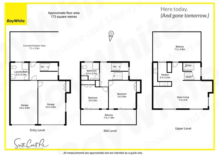 Floorplan of Homely townhouse listing, 2/31 Bronte Crescent, Sunshine Bay NSW 2536