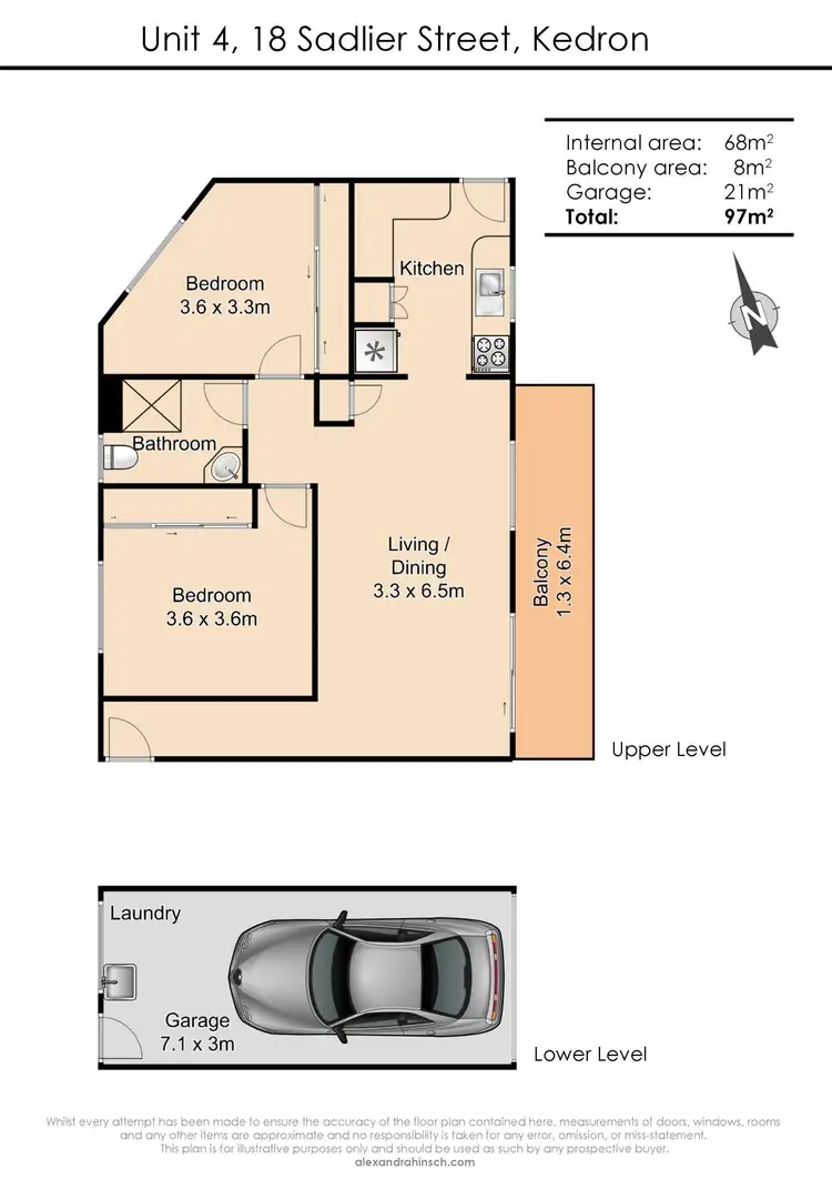 Floorplan of Homely unit listing, 4/18 Sadlier Street, Kedron QLD 4031