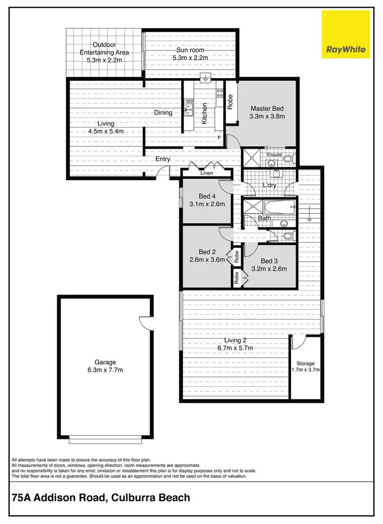 Floorplan of Homely house listing, 75A Addison Road, Culburra Beach NSW 2540