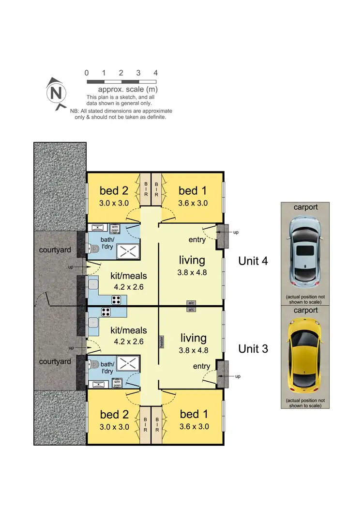 Floorplan of Homely unit listing, 4/13 Oakes Avenue, Clayton South VIC 3169