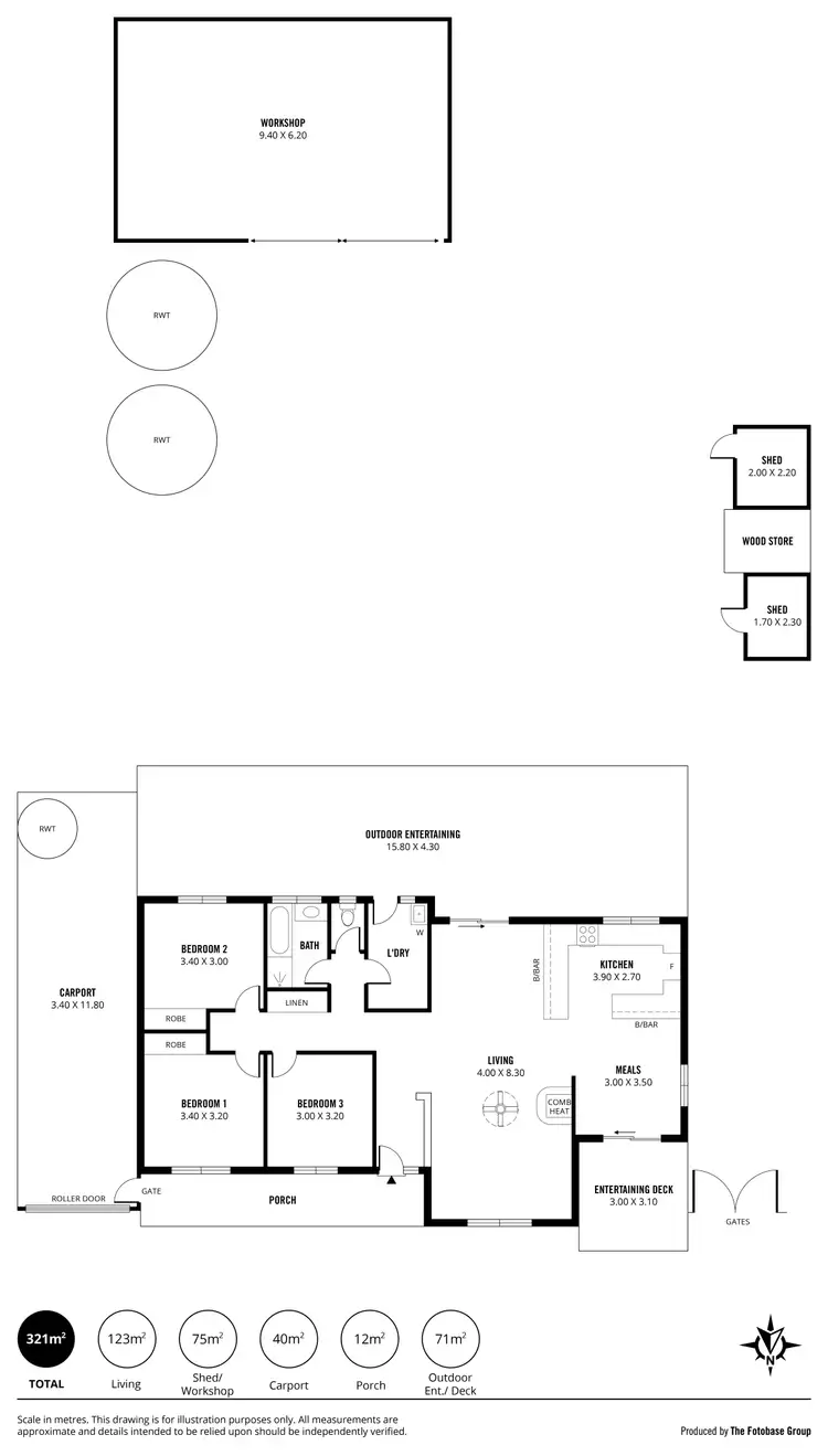 Floorplan of Homely house listing, 52 Matthew Smillie Drive, Nairne SA 5252