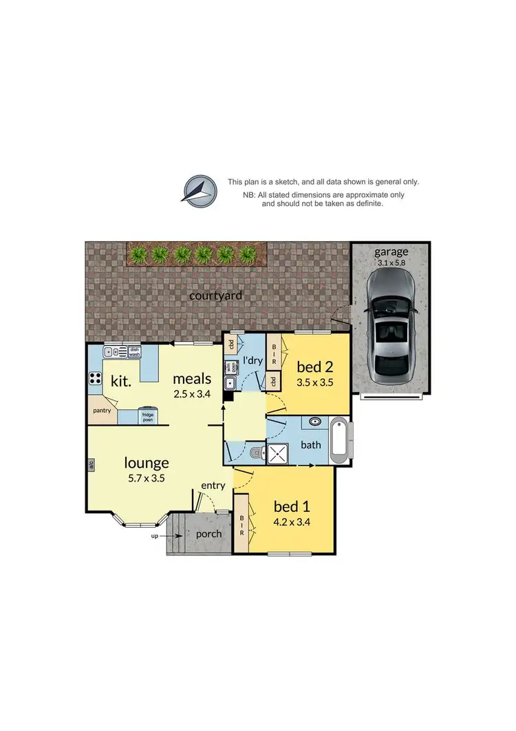 Floorplan of Homely unit listing, 2/12 Mirabel Avenue, Ringwood East VIC 3135