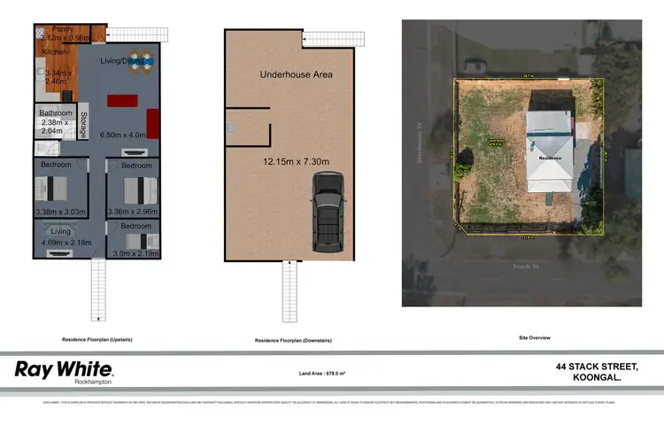 Floorplan of Homely house listing, 44 Stack Street, Koongal QLD 4701