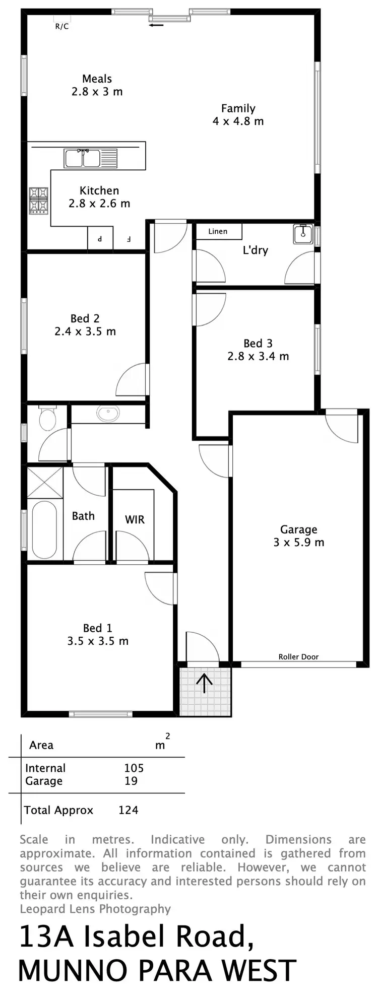 Floorplan of Homely house listing, 13A Isabel Road, Munno Para West SA 5115