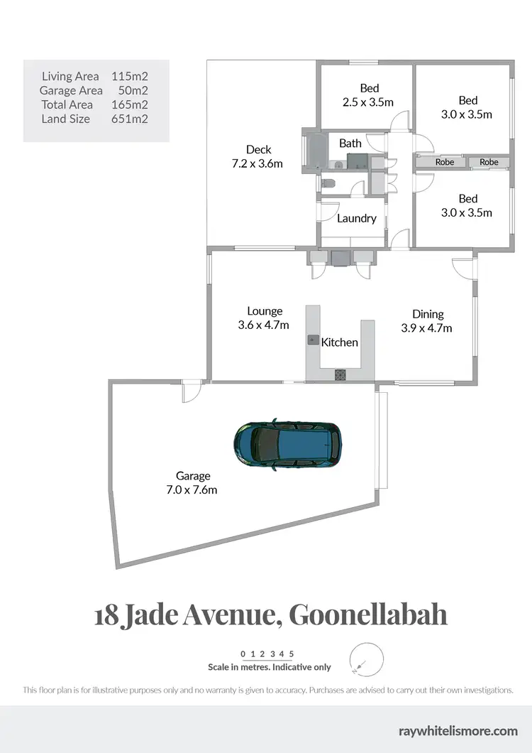 Floorplan of Homely house listing, 18 Jade Avenue, Goonellabah NSW 2480