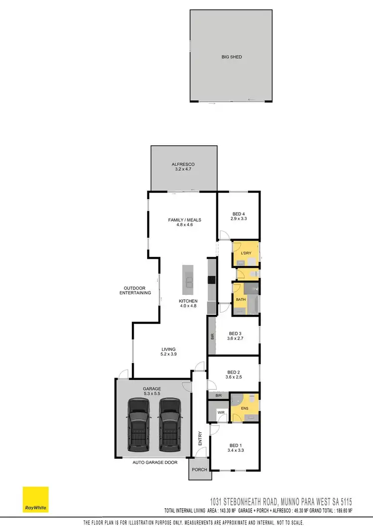 Floorplan of Homely house listing, 1031 Stebonheath Road, Munno Para West SA 5115