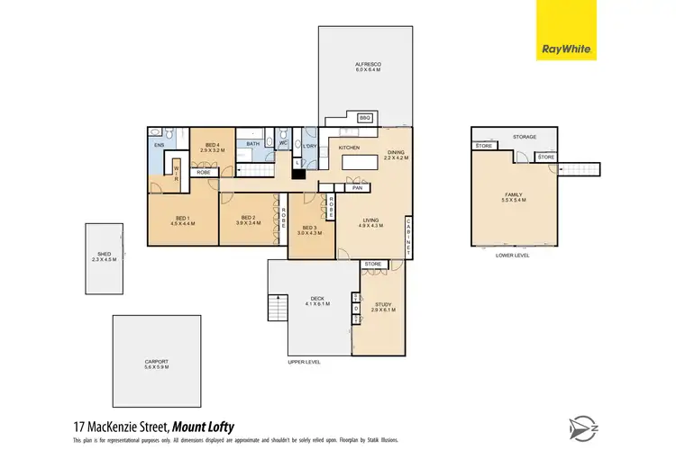 Floorplan of Homely house listing, 17 Mackenzie Street, Mount Lofty QLD 4350