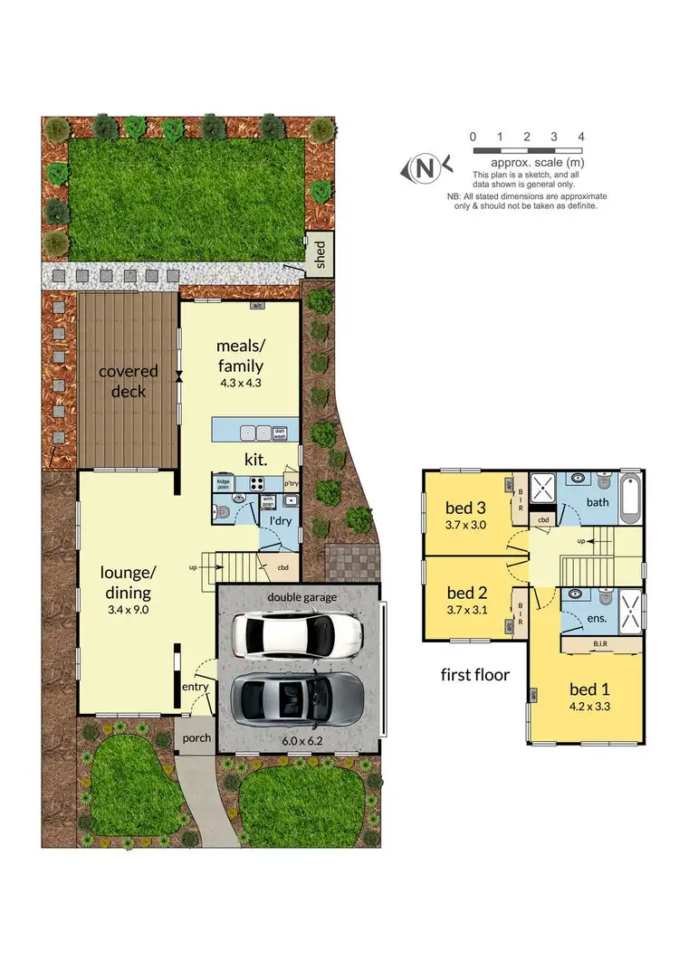 Floorplan of Homely house listing, 4 Bellerine Court, Mulgrave VIC 3170