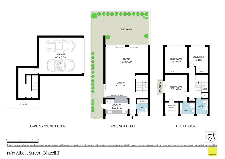 Floorplan of Homely townhouse listing, 13/17 Albert Street, Edgecliff NSW 2027