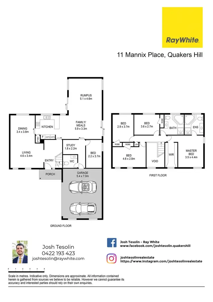 Floorplan of Homely house listing, 11 Mannix Place, Quakers Hill NSW 2763