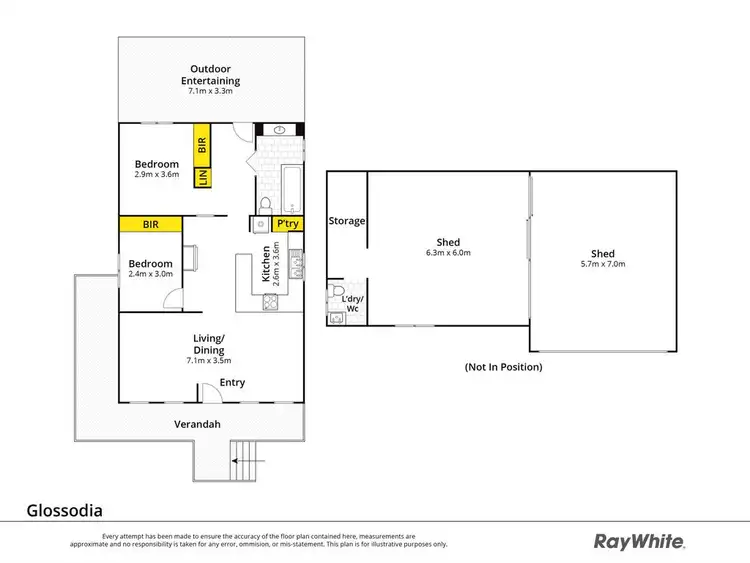 Floorplan of Homely house listing, 116 Boomerang Drive, Glossodia NSW 2756