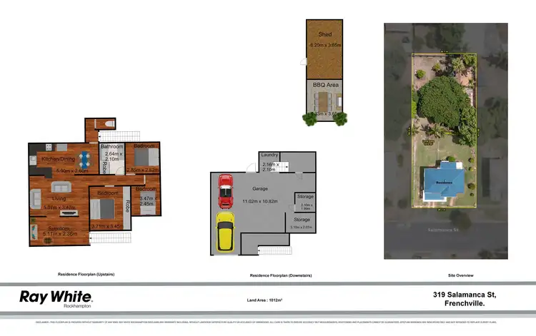 Floorplan of Homely house listing, 319 Salamanca Street, Frenchville QLD 4701