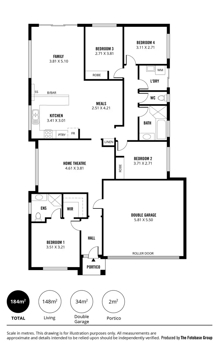 Floorplan of Homely house listing, 60 Strathaird Boulevard, Smithfield SA 5114