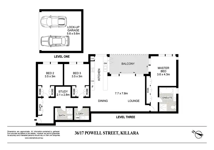 Floorplan of Homely apartment listing, 36/17-19 Powell Street, Killara NSW 2071