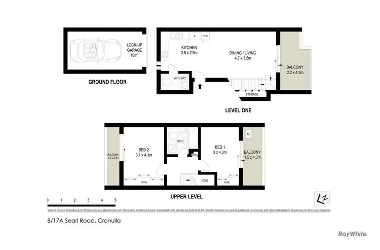 Floorplan of Homely apartment listing, 8/17A-19 Searl Road, Cronulla NSW 2230