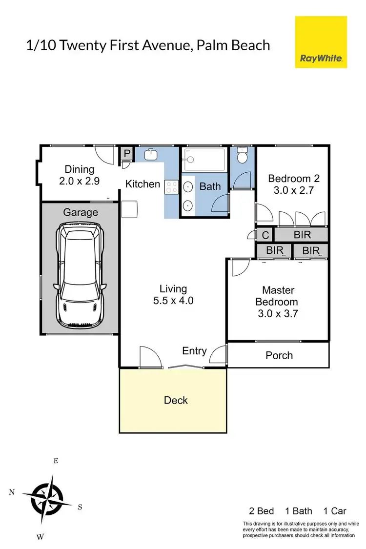 Floorplan of Homely unit listing, 1/10 Twenty First Avenue, Palm Beach QLD 4221