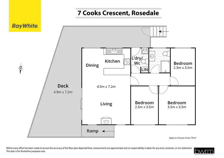 Floorplan of Homely house listing, 7 Cooks Crescent, Rosedale NSW 2536