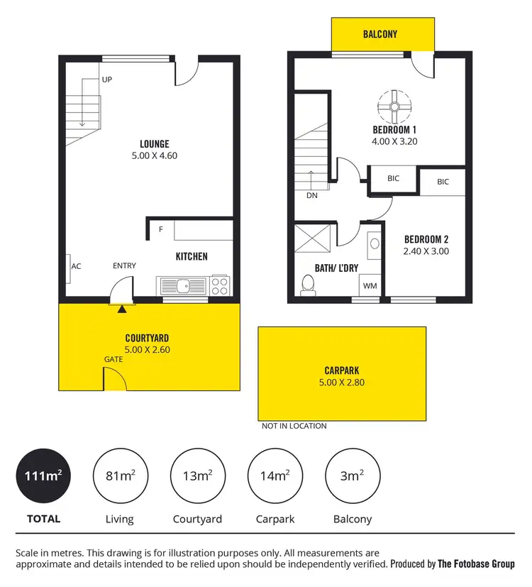 Floorplan of Homely unit listing, 11/36 Trevelyan Street, Wayville SA 5034