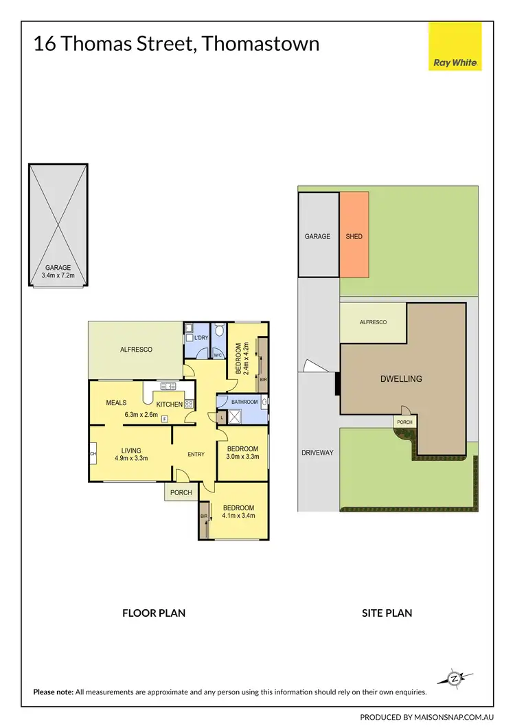 Floorplan of Homely house listing, 16 Thomas Street, Thomastown VIC 3074