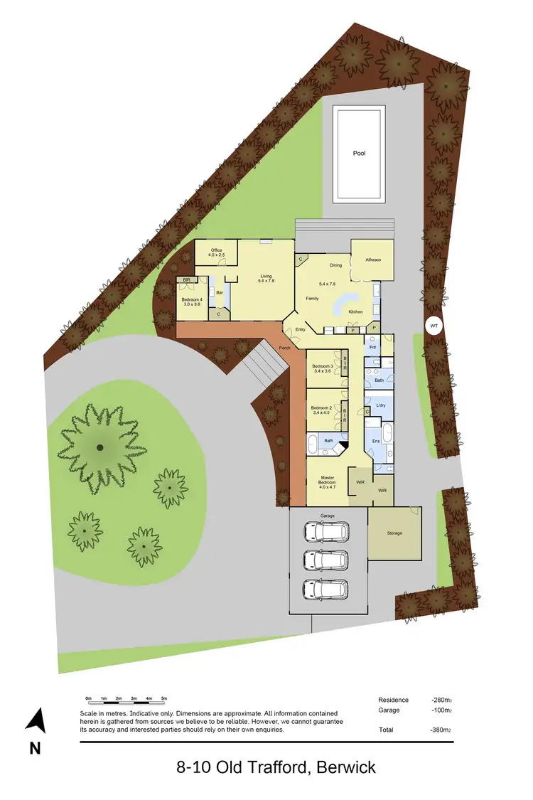 Floorplan of Homely house listing, 8-10 Old Trafford, Berwick VIC 3806