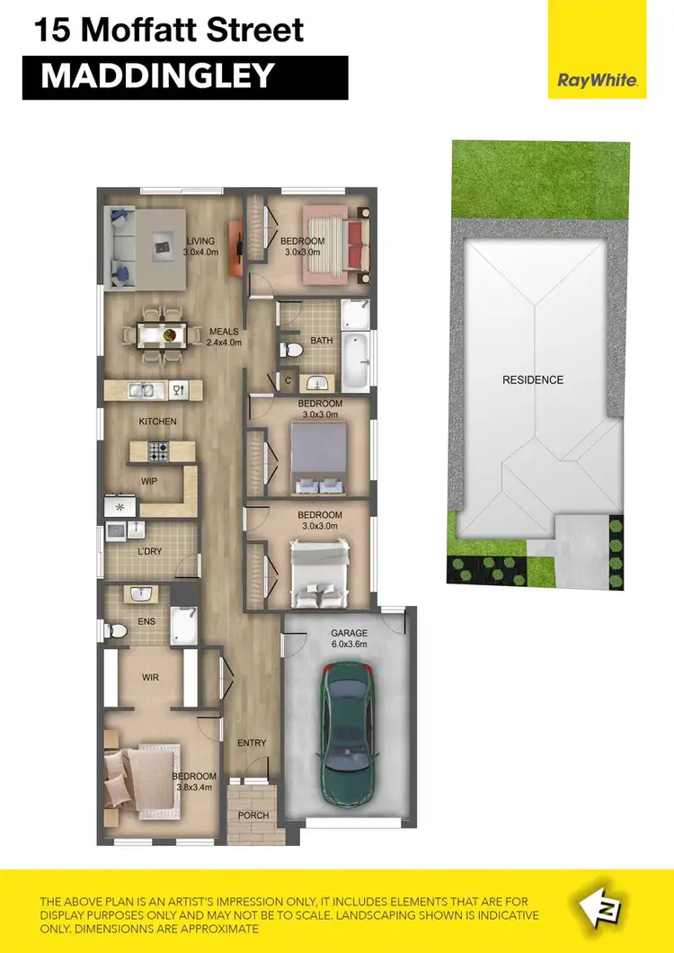 Floorplan of Homely house listing, 15 Moffatt Street, Maddingley VIC 3340