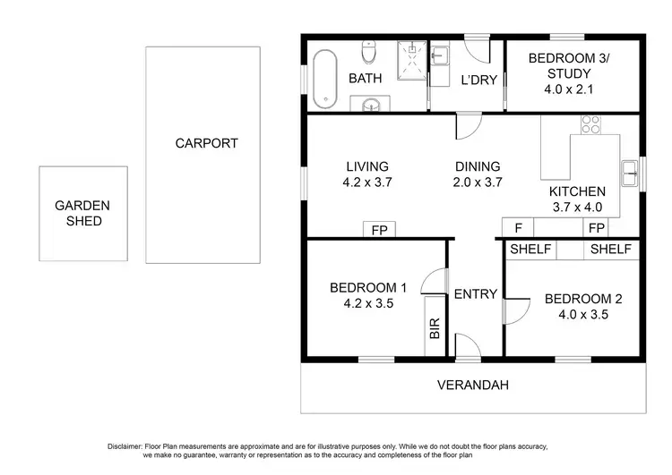 Floorplan of Homely house listing, 1/53 Bertha Street, Mount Gambier SA 5290