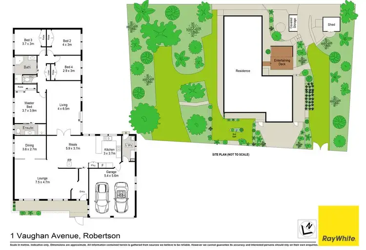 Floorplan of Homely house listing, 1 Vaughan Avenue, Robertson NSW 2577