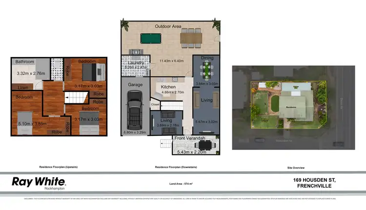 Floorplan of Homely house listing, 169 Housden Street, Frenchville QLD 4701