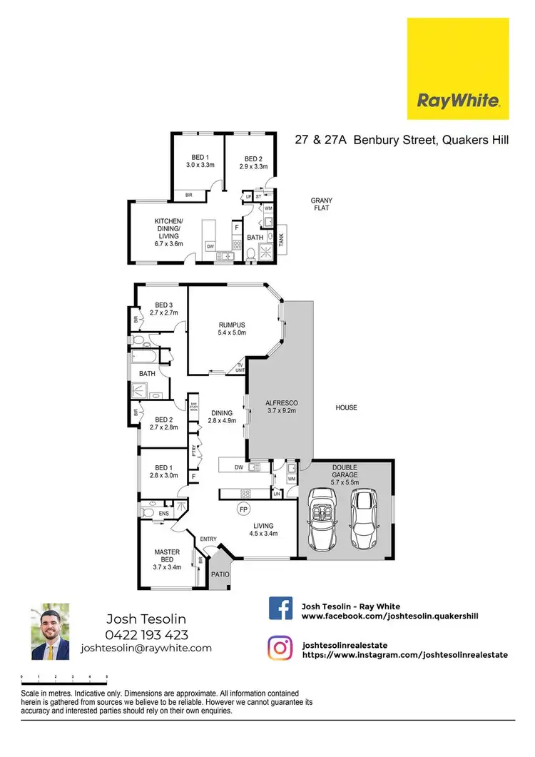 Floorplan of Homely house listing, 27 Benbury Street, Quakers Hill NSW 2763