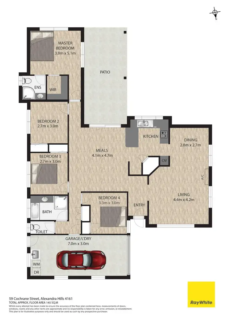Floorplan of Homely house listing, 59 Cochrane Street, Alexandra Hills QLD 4161