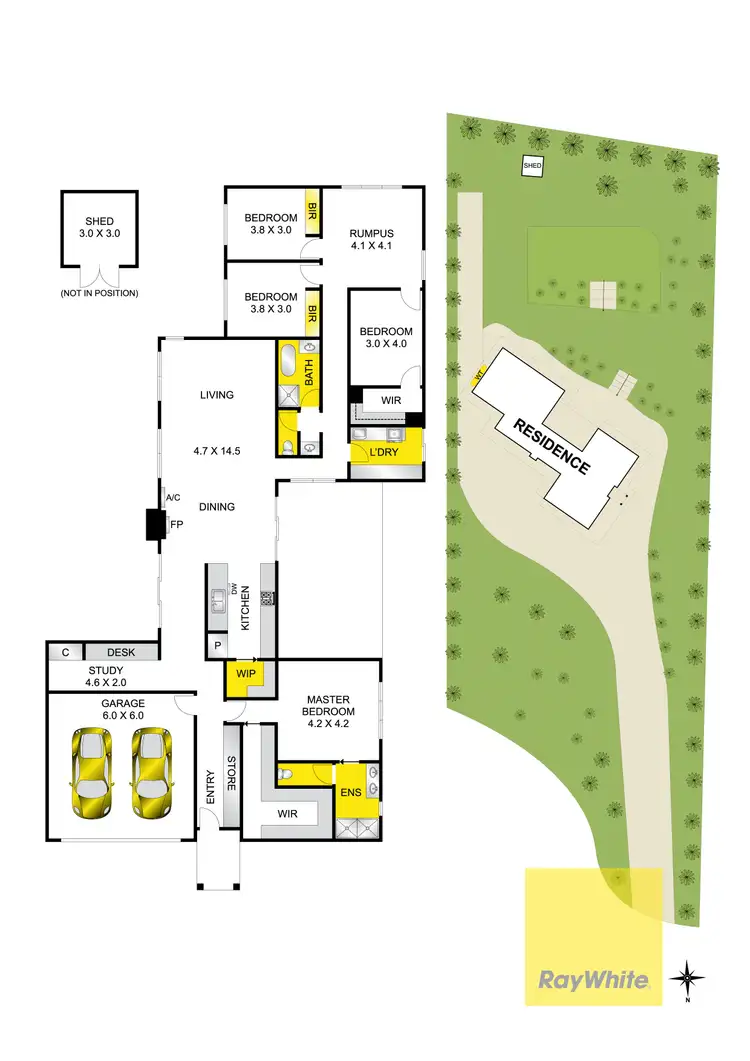 Floorplan of Homely rural property listing, 100 Shepherd Road, Batesford VIC 3221