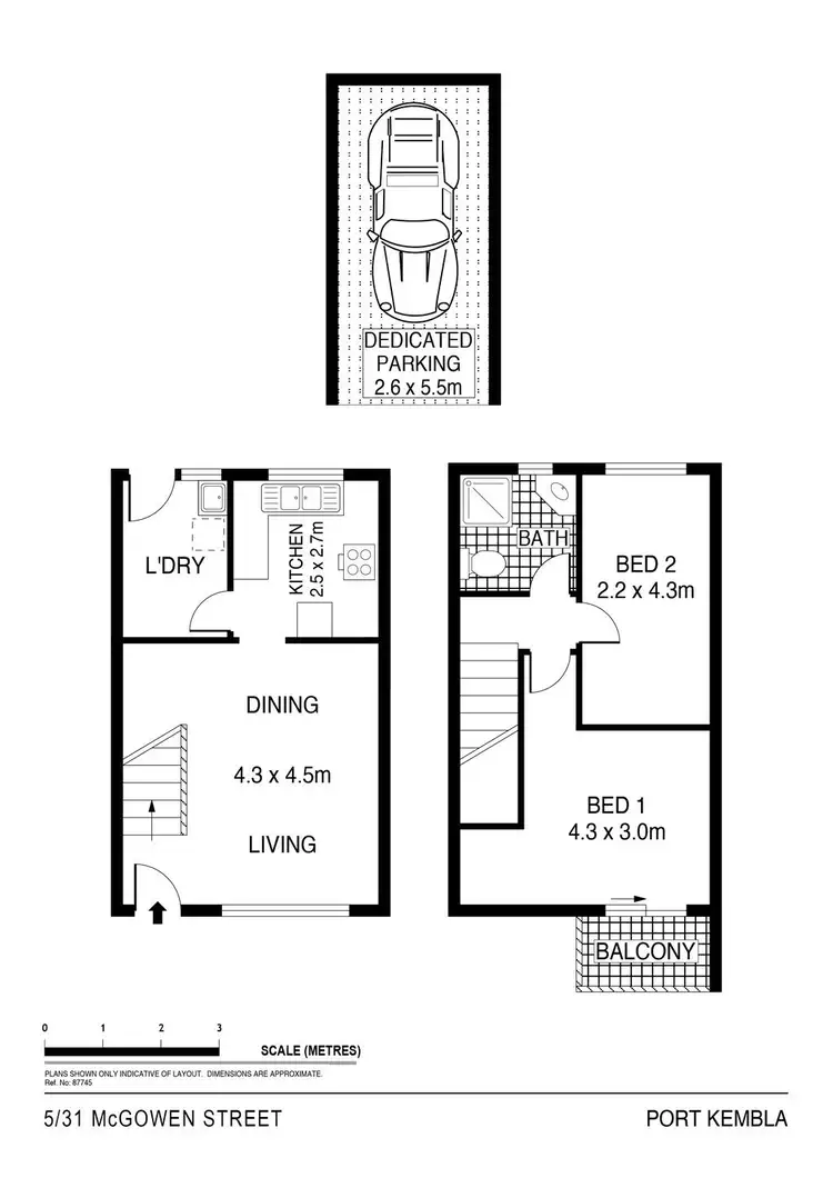 Floorplan of Homely unit listing, 5/31 McGowen Street, Port Kembla NSW 2505